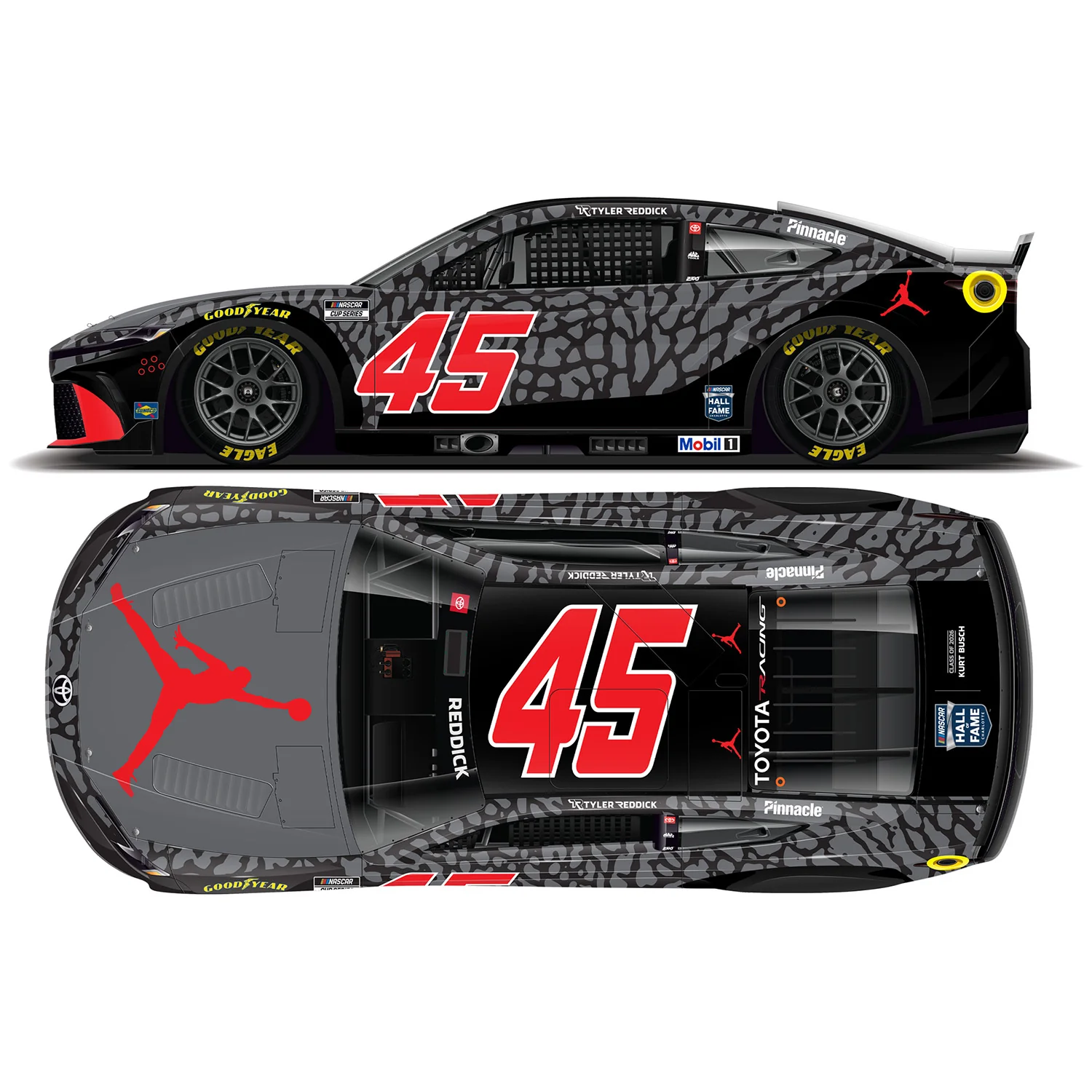Tyler Reddick ELITE Jordan Brand Las Vegas 1:24 2026 Diecast Car Preorder - Currently Projected October - Image 2