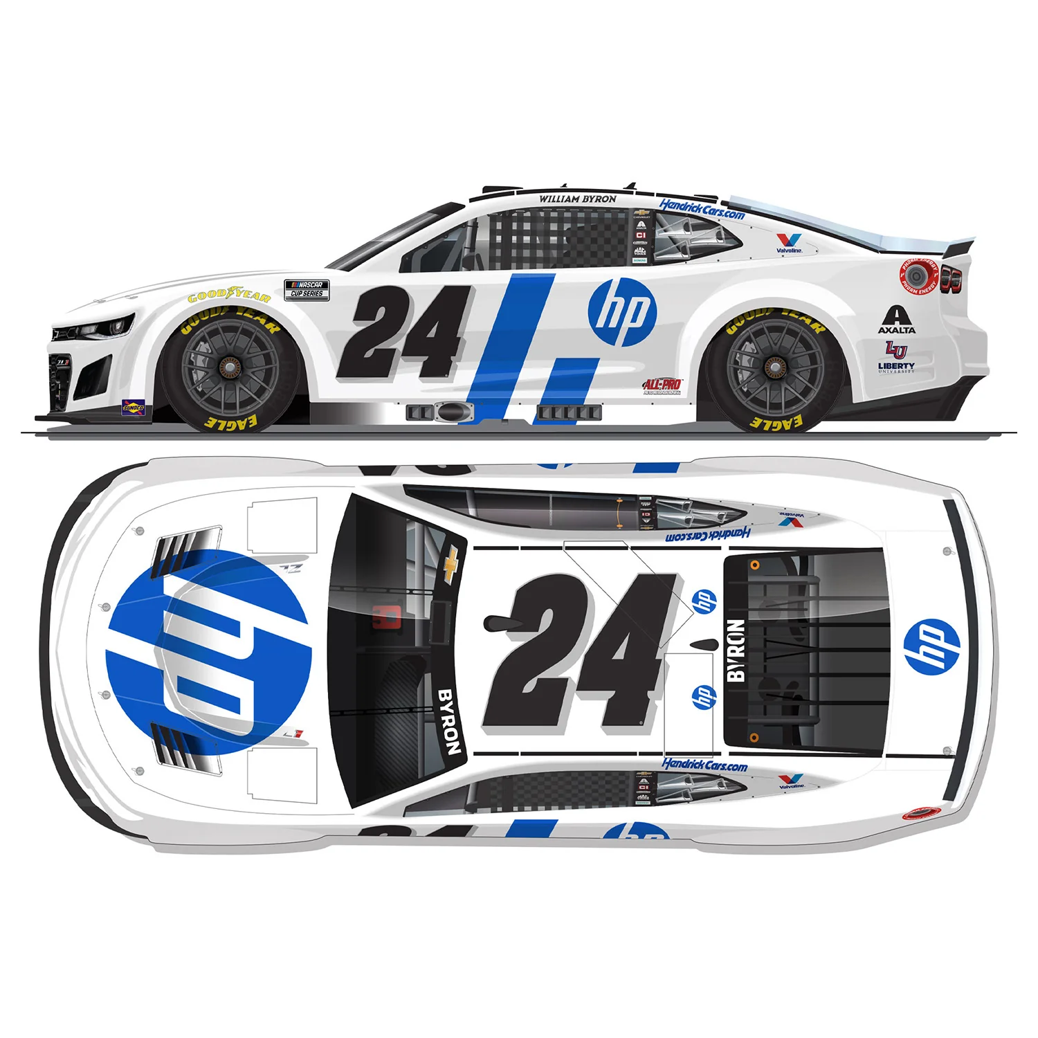 William Byron ELITE HP 1:24 2026 Diecast Car Preorder - Currently Projected July - Image 2
