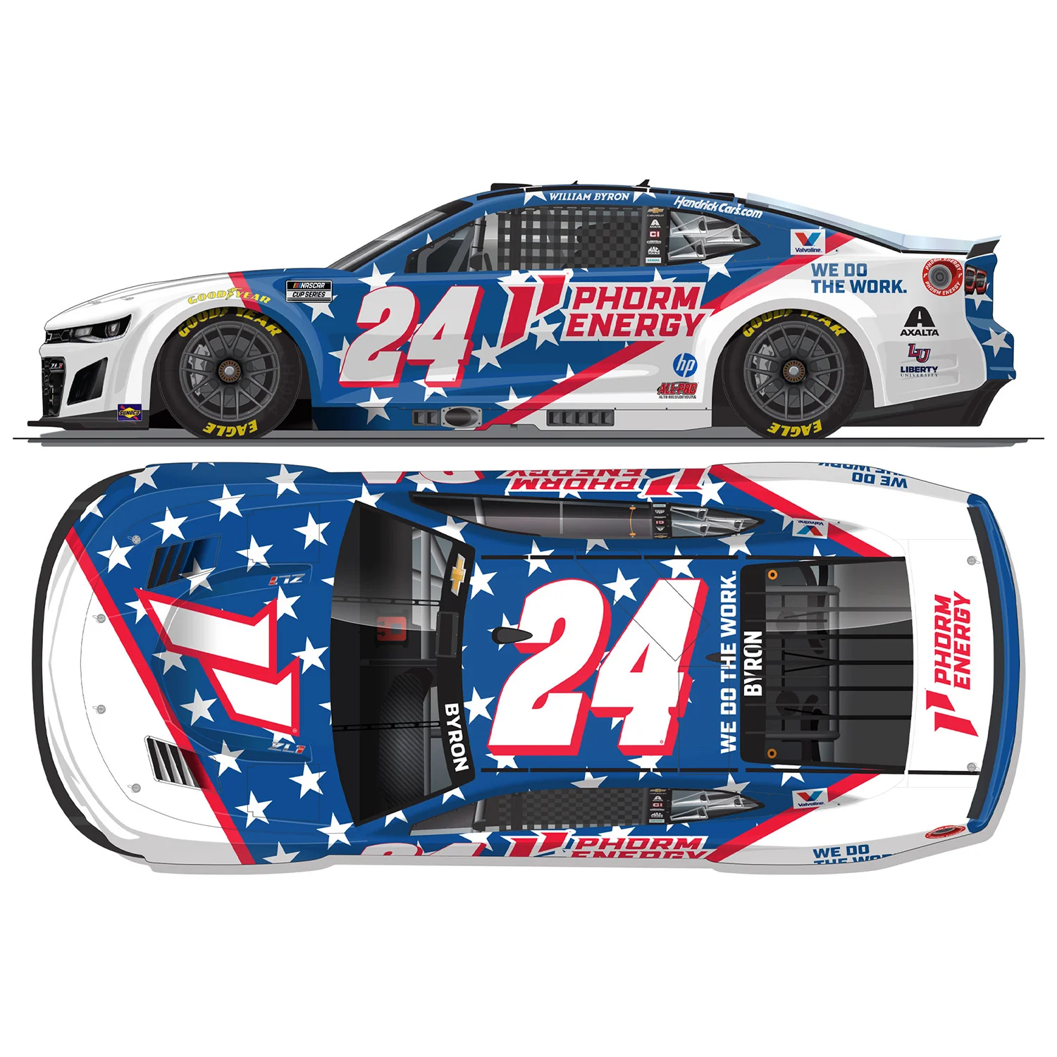 William Byron Phorm Energy 1:64 2026 Diecast Car Preorder - Currently Projected August - Image 2