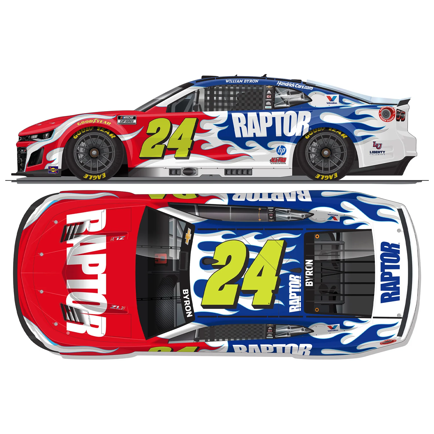 William Byron Raptor 1:24 Standard 2026 Diecast Car Preorder - Currently Projected July - Image 2
